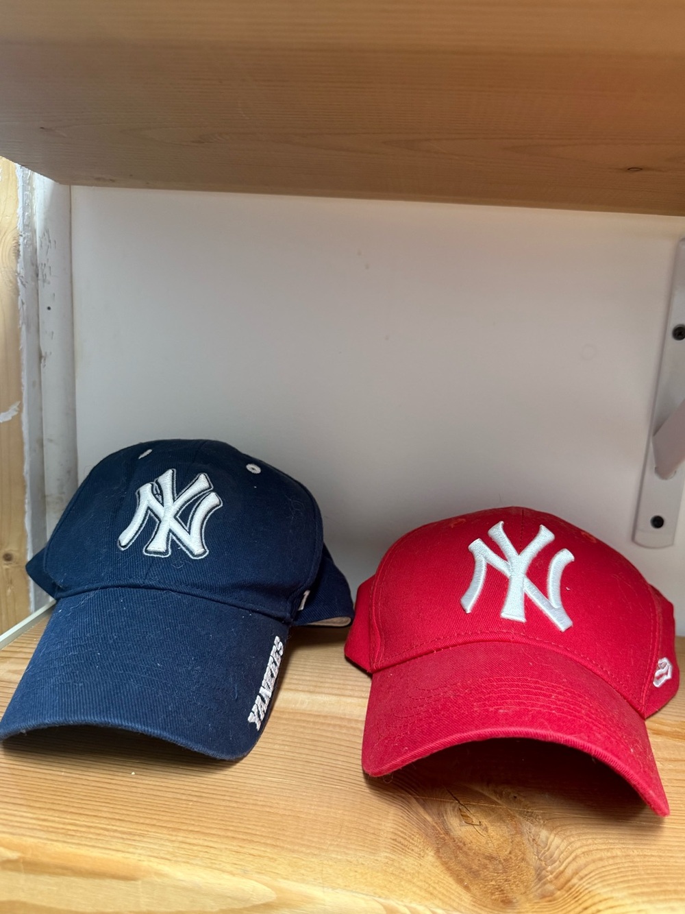 Bundle NY Logo Kids Baseball Cap - Navy or Red